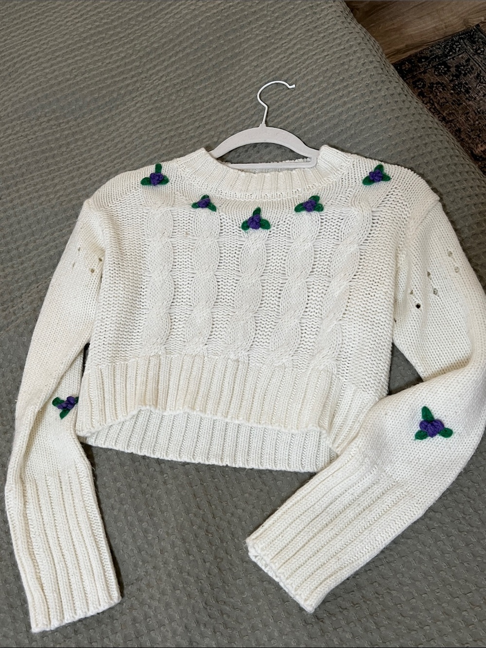 Coquette Crop Sweater